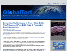 Tablet Screenshot of globaltort.com